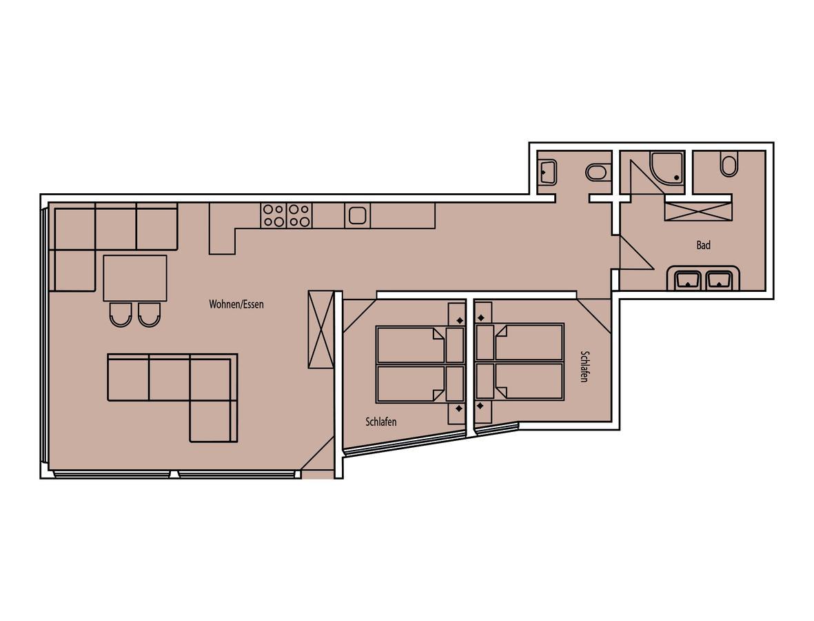 Kasperhof 1 - 5 Apartment